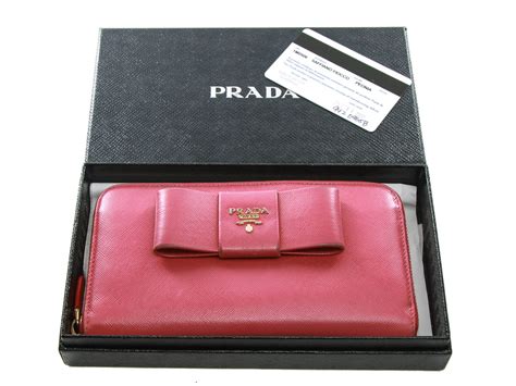 womens prada wallet|authentic prada wallet.